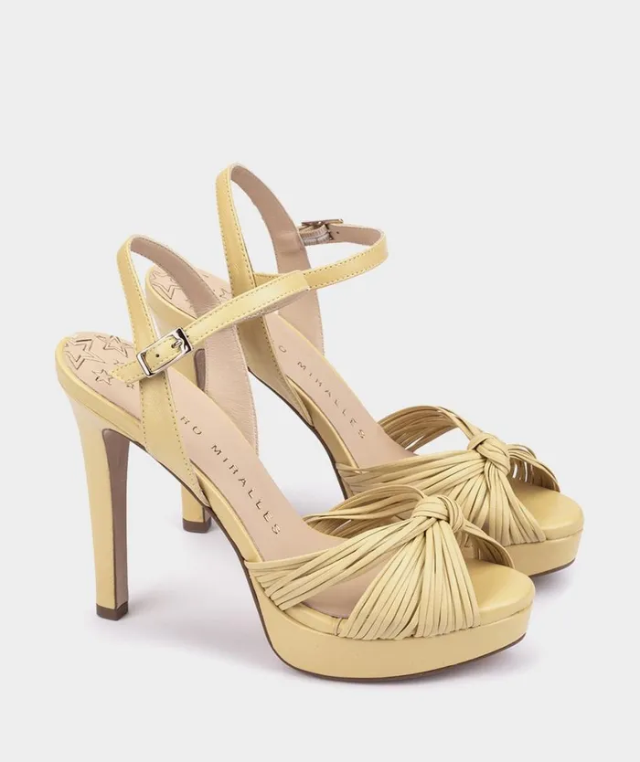 Pedro Miralles Heeled Sandals SAMOA Cloud Lime 8211 Woman Pedro Miralles Heeled Sandals SAMOA Cloud Lime 8211 Woman
