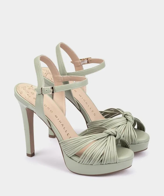 Pedro Miralles Heeled Sandals SAMOA Cloud Muschio 8211 Woman Pedro Miralles Heeled Sandals SAMOA Cloud Muschio 8211 Woman
