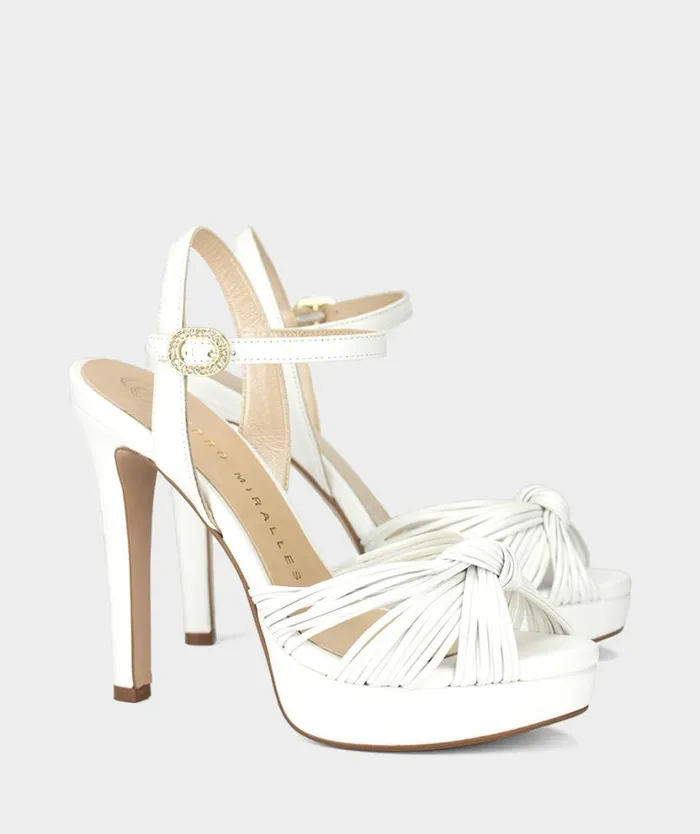 Pedro Miralles Heeled Sandals SAMOA Nacarado Perla 8211 Woman Pedro Miralles Heeled Sandals SAMOA Nacarado Perla 8211 Woman