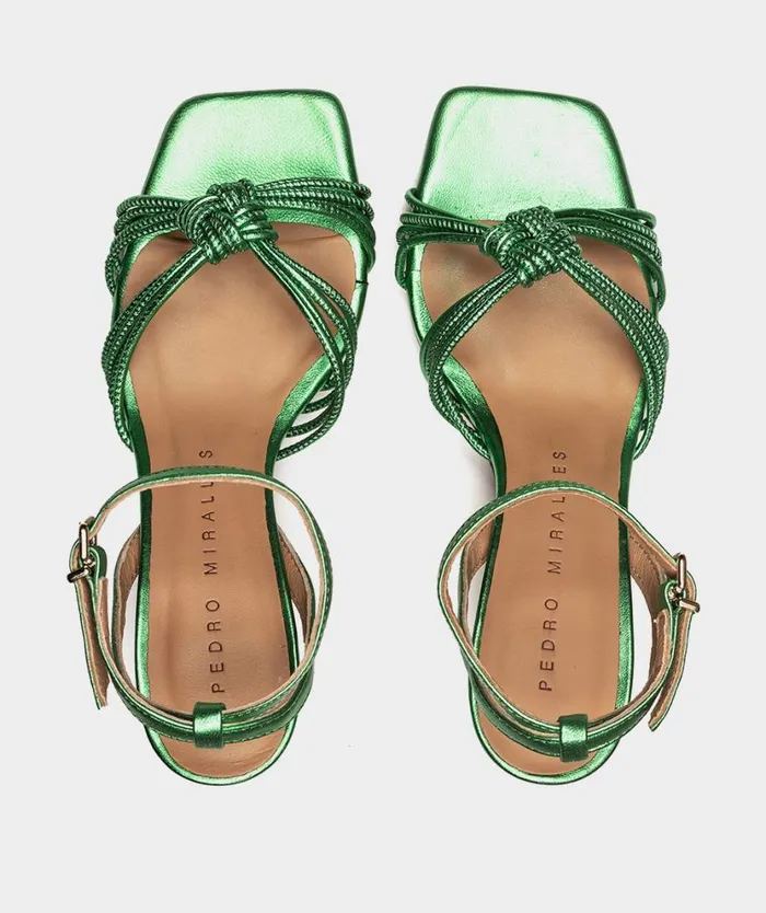 Pedro Miralles Heeled Sandals SANTA MNICA Napa Metal Agata 8211 Woman Pedro Miralles Heeled Sandals SANTA MNICA Napa Metal Agata 8211 Woman