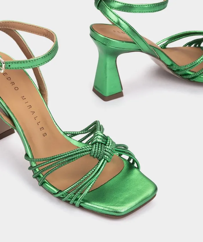 Pedro Miralles Heeled Sandals SANTA MNICA Napa Metal Agata 8211 Woman Pedro Miralles Heeled Sandals SANTA MNICA Napa Metal Agata 8211 Woman