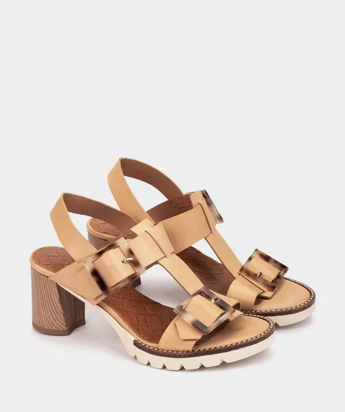 Pedro Miralles Heeled Sandals SENAKI Alfa Camel 8211 Woman Pedro Miralles Heeled Sandals SENAKI Alfa Camel 8211 Woman