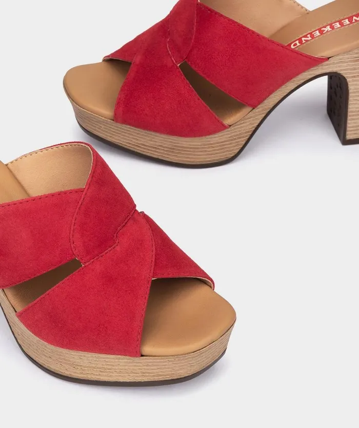 Pedro Miralles Heeled Sandals SIDERNO Amalfi Rojo 8211 Woman Pedro Miralles Heeled Sandals SIDERNO Amalfi Rojo 8211 Woman