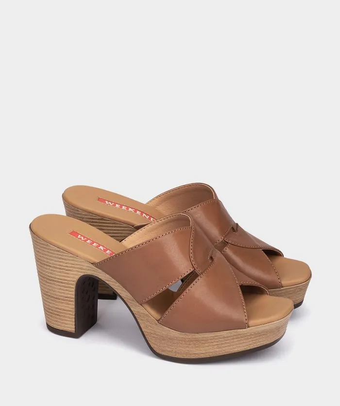 Pedro Miralles Heeled Sandals SIDERNO Vitello Tabaco 8211 Woman Pedro Miralles Heeled Sandals SIDERNO Vitello Tabaco 8211 Woman