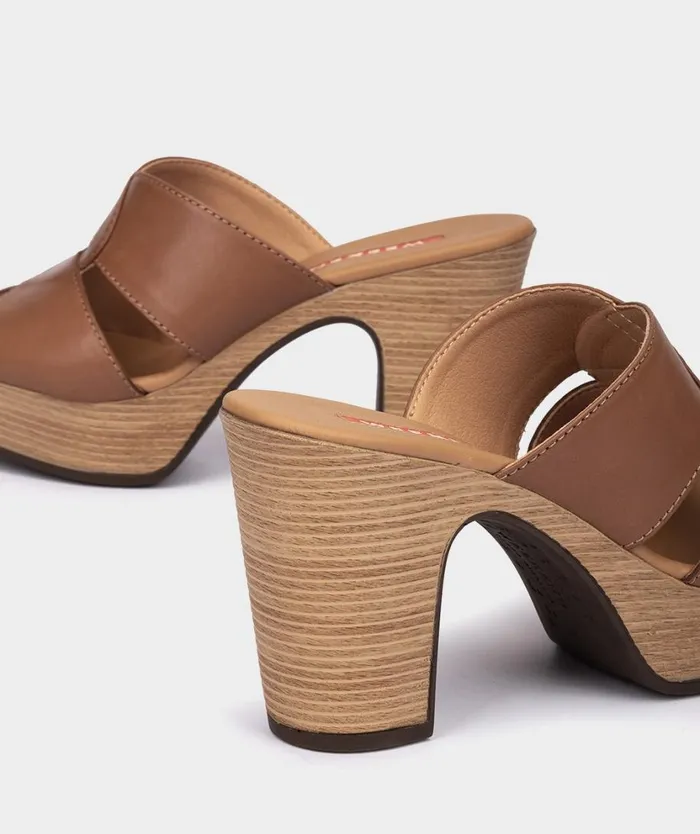 Pedro Miralles Heeled Sandals SIDERNO Vitello Tabaco 8211 Woman Pedro Miralles Heeled Sandals SIDERNO Vitello Tabaco 8211 Woman