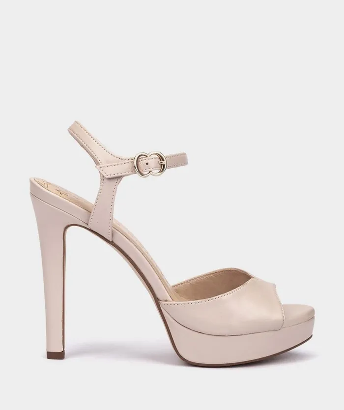 Pedro Miralles Heeled Sandals SIENNA Napa Nude 8211 Woman