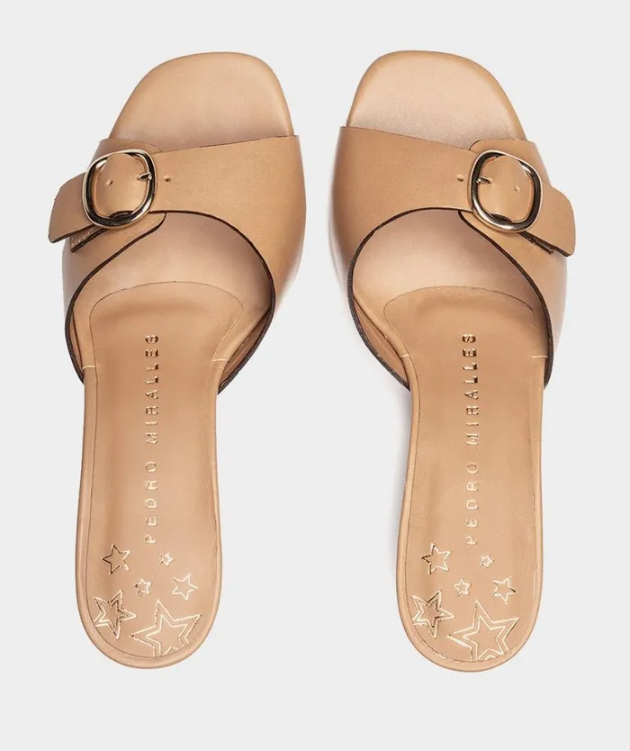 Pedro Miralles Heeled Sandals SIMAT Vitello Camel 8211 Woman Pedro Miralles Heeled Sandals SIMAT Vitello Camel 8211 Woman