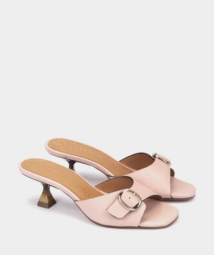 Pedro Miralles Heeled Sandals SIMAT Vitello Rosette 8211 Woman Pedro Miralles Heeled Sandals SIMAT Vitello Rosette 8211 Woman