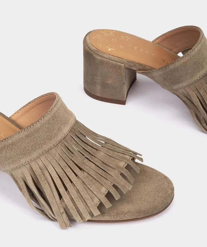 Pedro Miralles Heeled Sandals SIRACUSA Velour Suamp 8211 Woman Pedro Miralles Heeled Sandals SIRACUSA Velour Suamp 8211 Woman