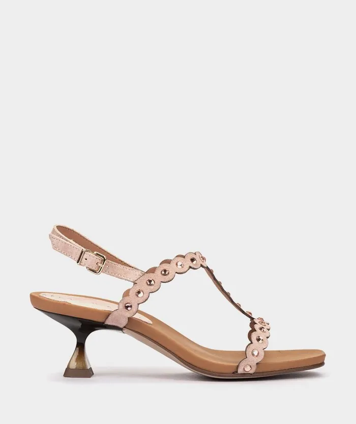 Pedro Miralles Heeled Sandals TEJEDA Velour Dior 8211 Woman
