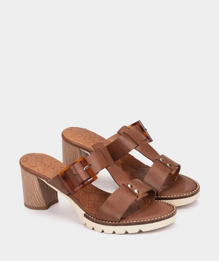 Pedro Miralles Heeled Sandals TELAVI Alfa Tabac 8211 Woman Pedro Miralles Heeled Sandals TELAVI Alfa Tabac 8211 Woman