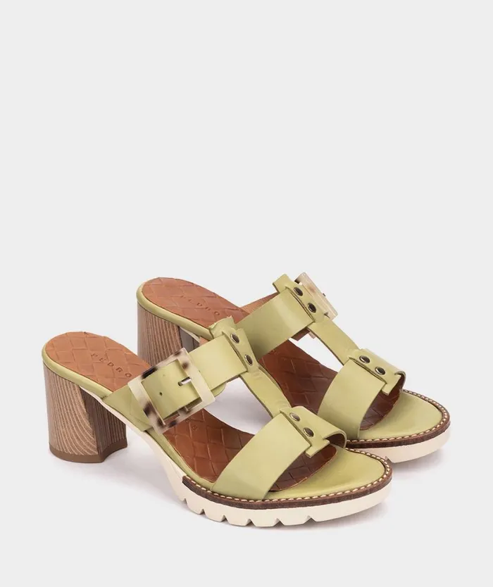 Pedro Miralles Heeled Sandals TELAVI Alfa Verde 8211 Woman Pedro Miralles Heeled Sandals TELAVI Alfa Verde 8211 Woman