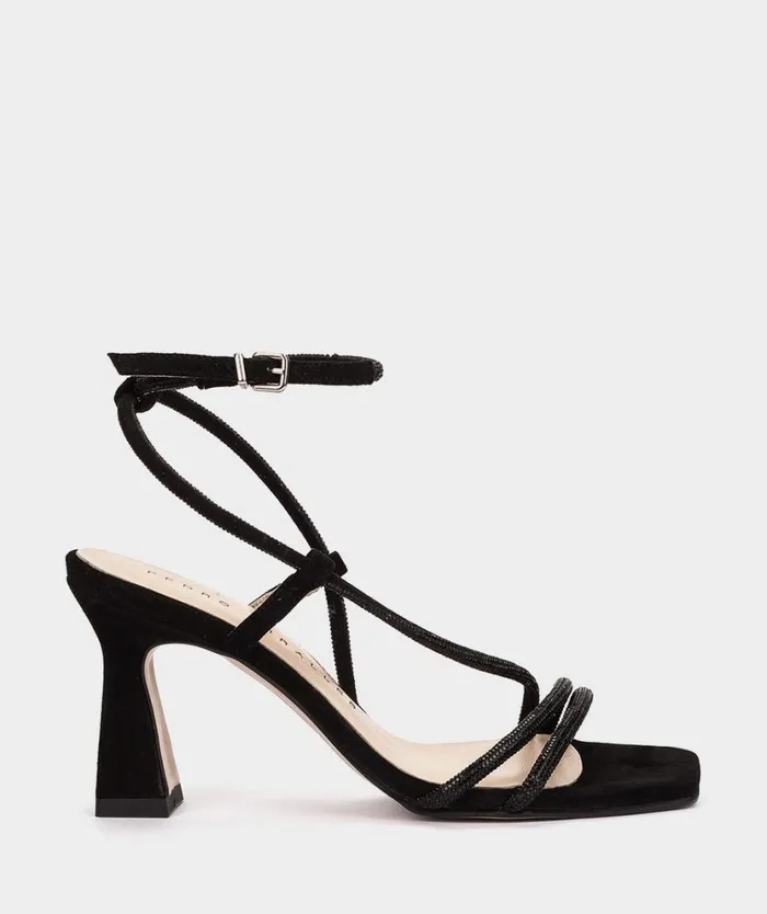Pedro Miralles Heeled Sandals TOULOUSE Gliter Negro 8211 Woman