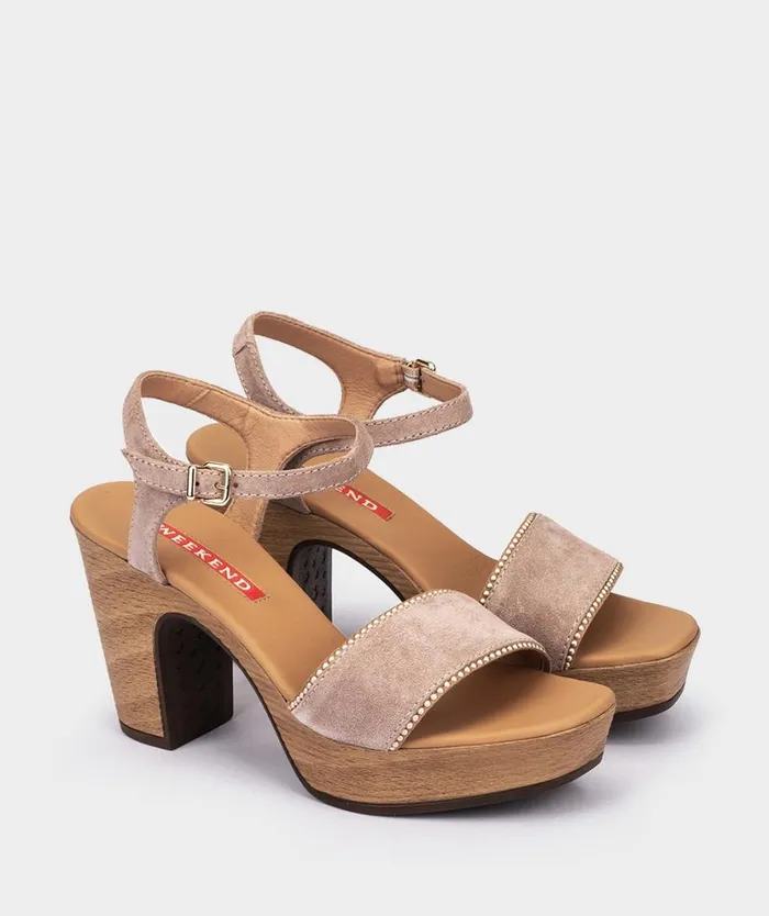 Pedro Miralles Heeled Sandals TREVI Velour Ballet 8211 Woman Pedro Miralles Heeled Sandals TREVI Velour Ballet 8211 Woman