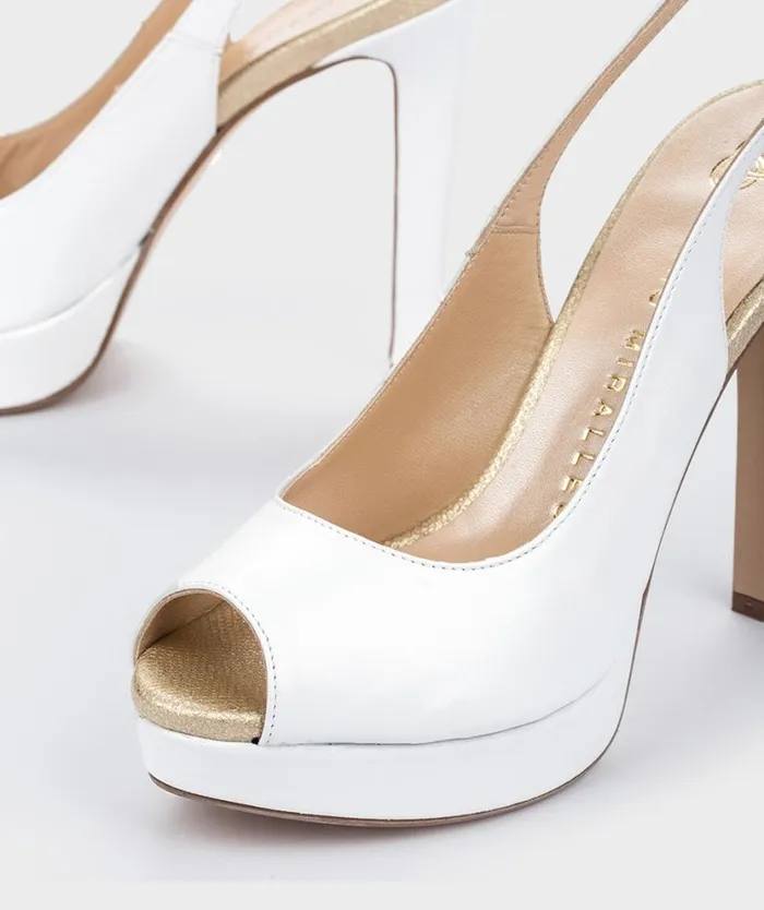 Pedro Miralles Heeled Sandals VICENZA Nacarado Perla 8211 Woman Pedro Miralles Heeled Sandals VICENZA Nacarado Perla 8211 Woman