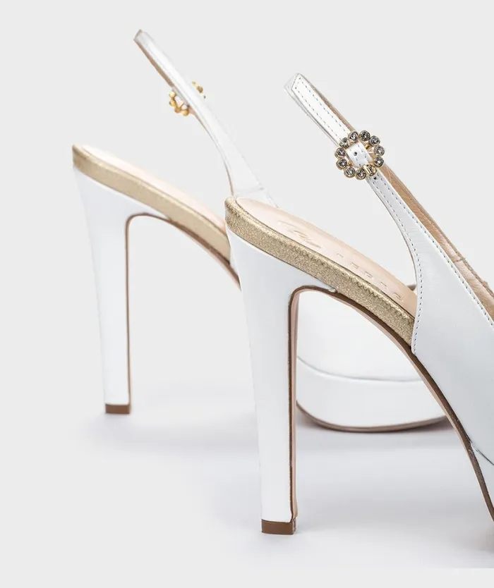Pedro Miralles Heeled Sandals VICENZA Nacarado Perla 8211 Woman Pedro Miralles Heeled Sandals VICENZA Nacarado Perla 8211 Woman