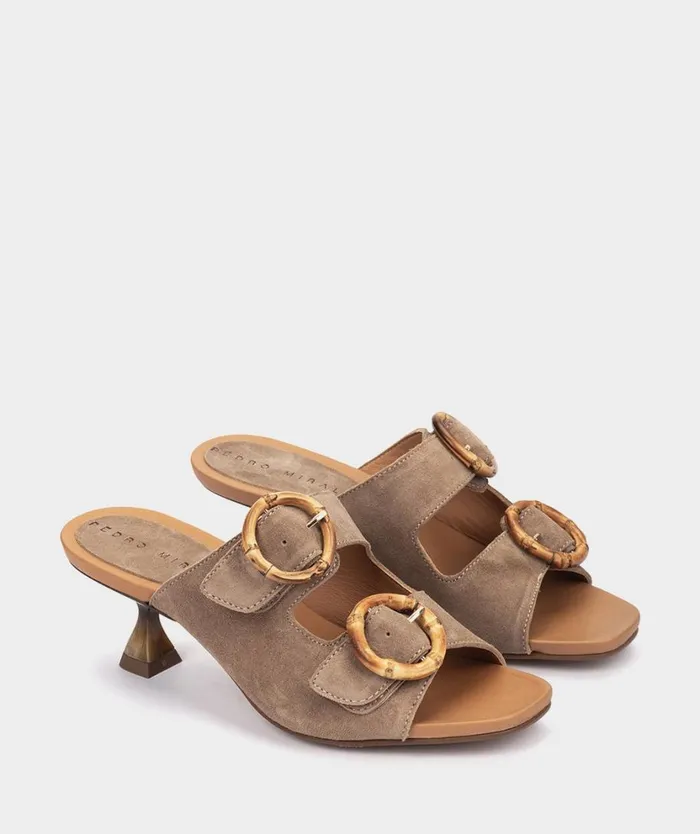 Pedro Miralles Heeled Sandals VIGO Velour Bambi 8211 Woman Pedro Miralles Heeled Sandals VIGO Velour Bambi 8211 Woman