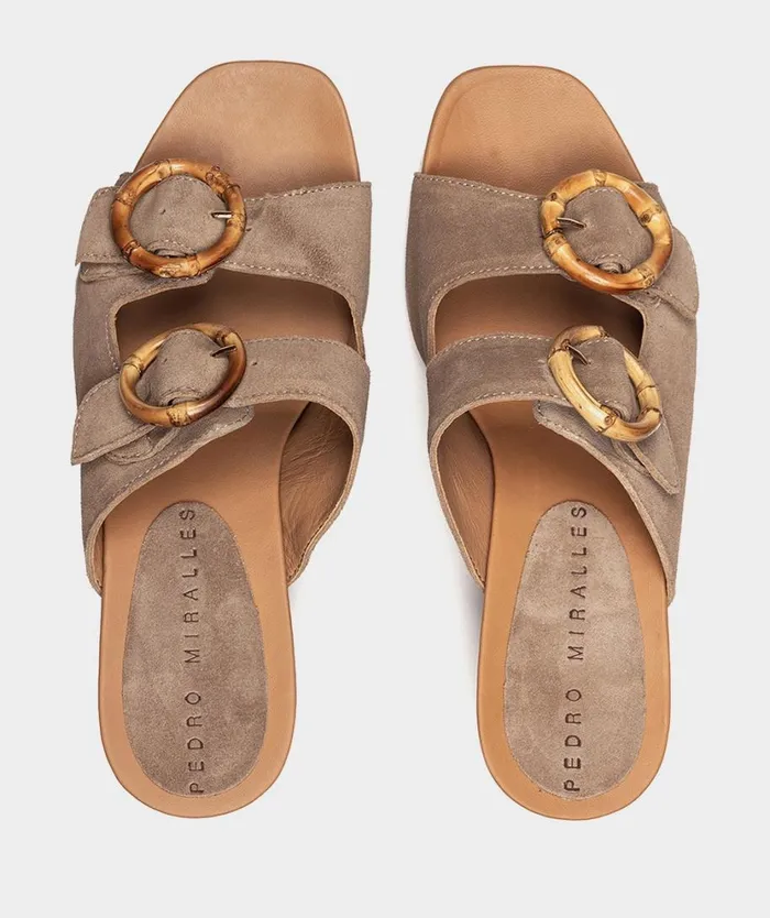 Pedro Miralles Heeled Sandals VIGO Velour Bambi 8211 Woman Pedro Miralles Heeled Sandals VIGO Velour Bambi 8211 Woman