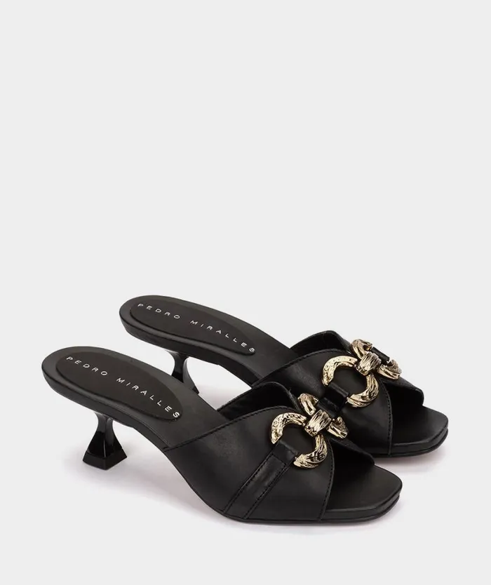 Pedro Miralles Heeled Sandals VILLAFRANCA Alfa Negro 8211 Woman Pedro Miralles Heeled Sandals VILLAFRANCA Alfa Negro 8211 Woman