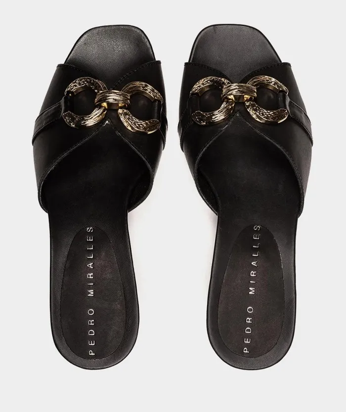 Pedro Miralles Heeled Sandals VILLAFRANCA Alfa Negro 8211 Woman Pedro Miralles Heeled Sandals VILLAFRANCA Alfa Negro 8211 Woman