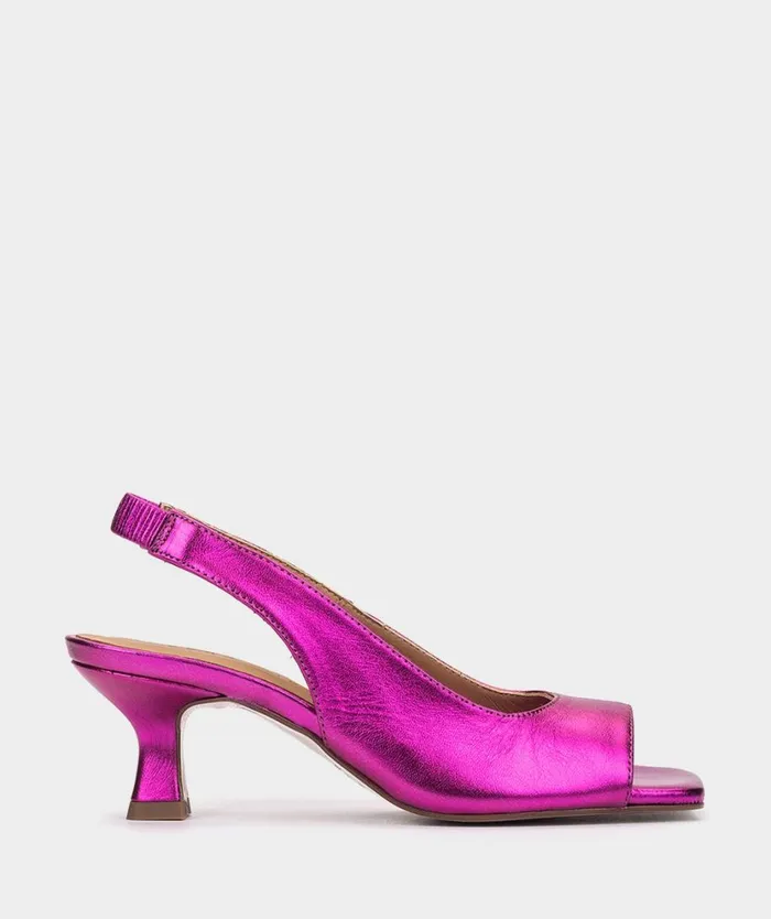 Pedro Miralles Heeled Sandals WATERLOO Napa Metal Ketton 8211 Woman