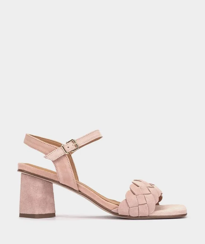 Pedro Miralles Heeled Sandals ZANZIBAR Velour Dior 8211 Woman