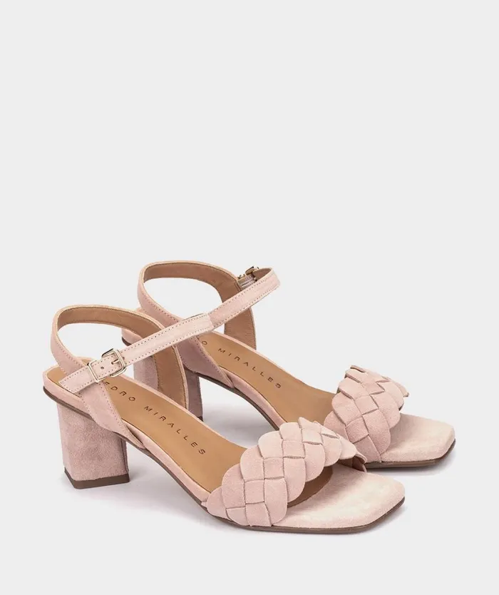 Pedro Miralles Heeled Sandals ZANZIBAR Velour Dior 8211 Woman Pedro Miralles Heeled Sandals ZANZIBAR Velour Dior 8211 Woman