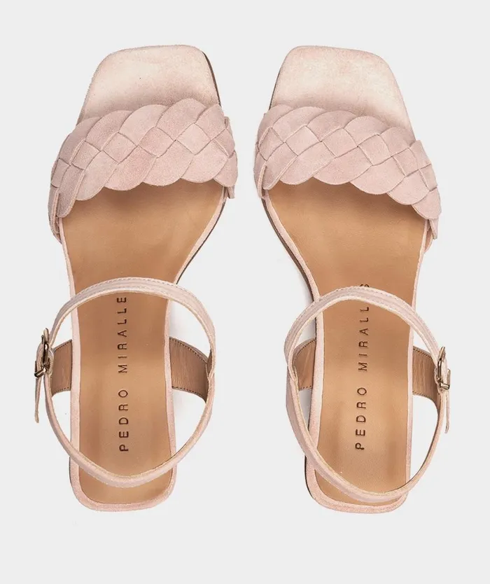 Pedro Miralles Heeled Sandals ZANZIBAR Velour Dior 8211 Woman Pedro Miralles Heeled Sandals ZANZIBAR Velour Dior 8211 Woman