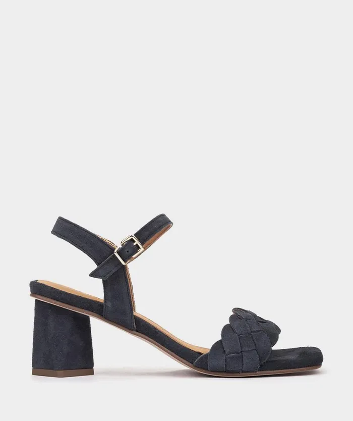Pedro Miralles Heeled Sandals ZANZIBAR Velour Kiel 8211 Woman