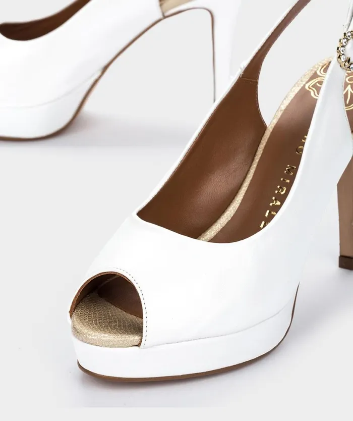 Pedro Miralles Heeled Sandals ZURICH Nacarado Perla 8211 Woman Pedro Miralles Heeled Sandals ZURICH Nacarado Perla 8211 Woman