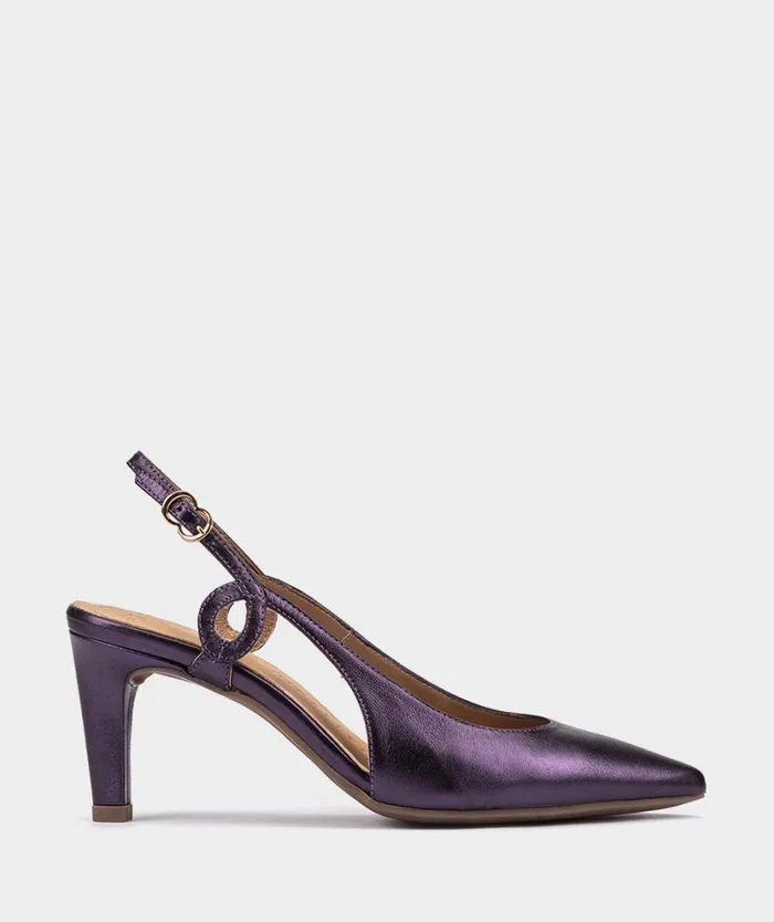 Pedro Miralles Pumps AILAMA Napa Metal Morado 8211 Woman