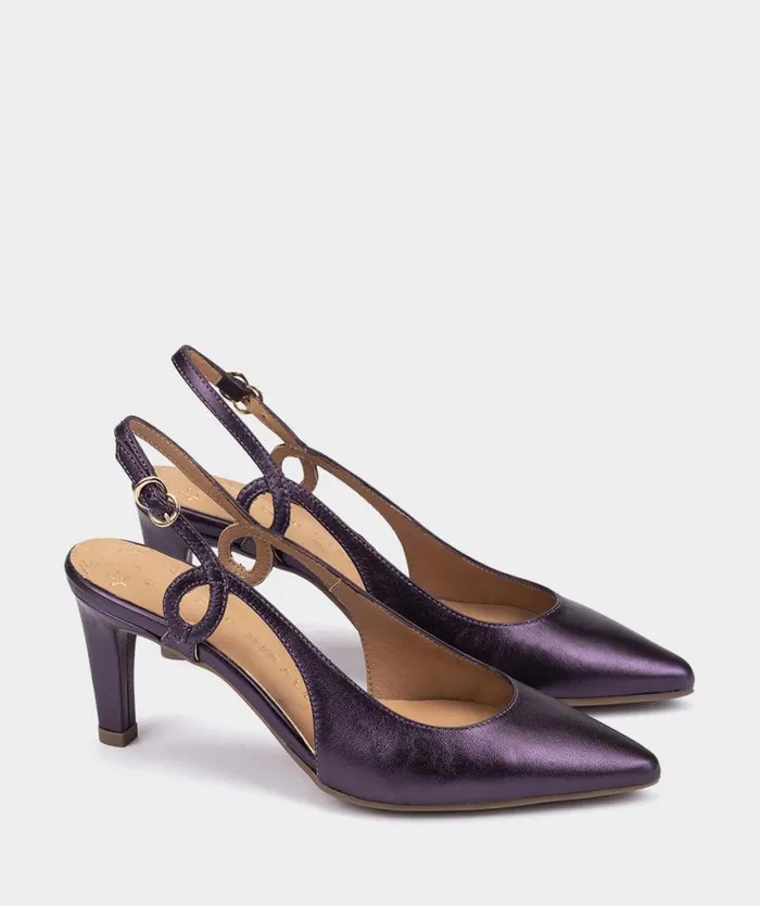 Pedro Miralles Pumps AILAMA Napa Metal Morado 8211 Woman Pedro Miralles Pumps AILAMA Napa Metal Morado 8211 Woman