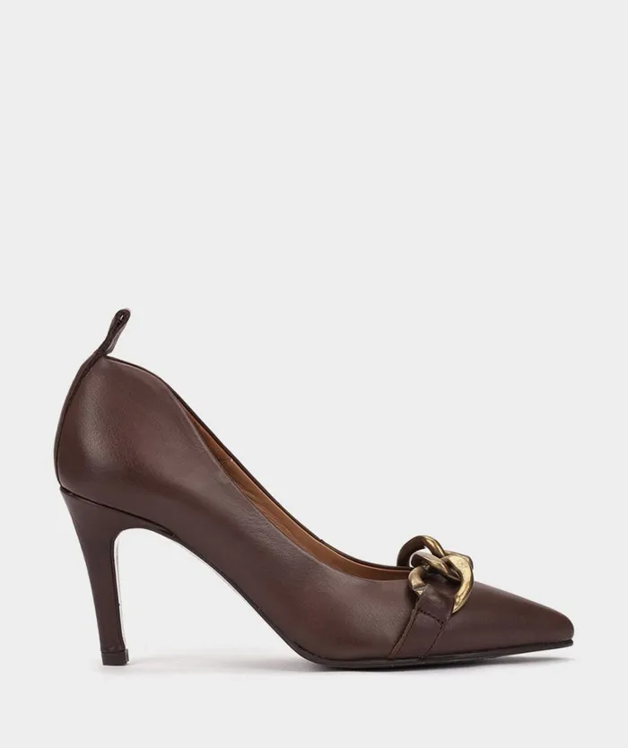 Pedro Miralles Pumps BELCASTEL Cristal Marron 8211 Woman