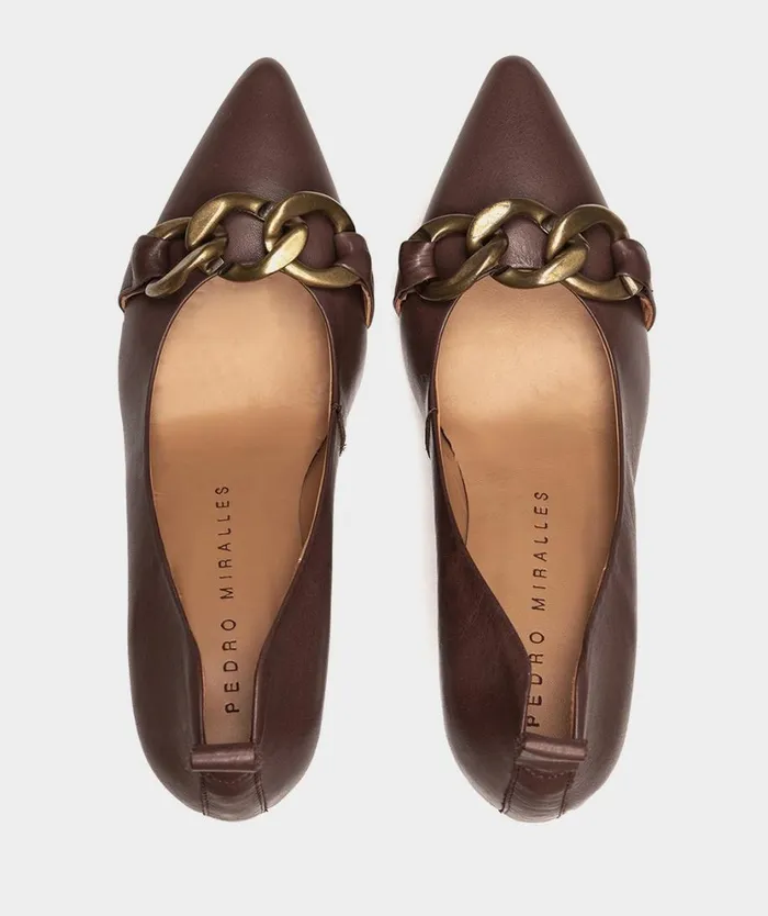 Pedro Miralles Pumps BELCASTEL Cristal Marron 8211 Woman Pedro Miralles Pumps BELCASTEL Cristal Marron 8211 Woman