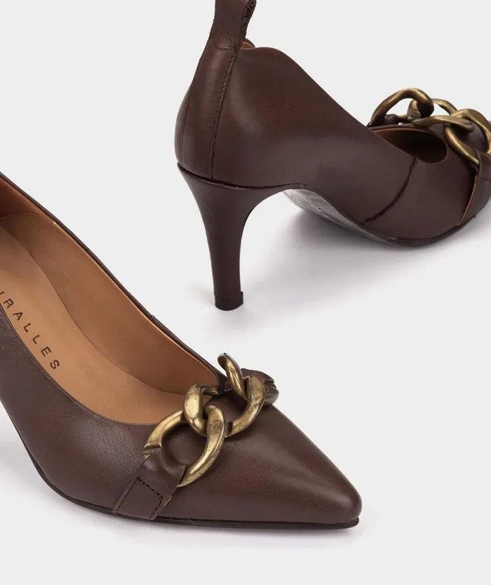 Pedro Miralles Pumps BELCASTEL Cristal Marron 8211 Woman Pedro Miralles Pumps BELCASTEL Cristal Marron 8211 Woman