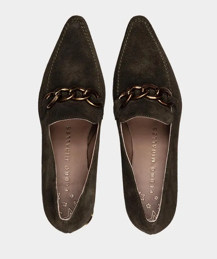 Pedro Miralles Pumps FORTALEZA Velour Thyme 8211 Woman Pedro Miralles Pumps FORTALEZA Velour Thyme 8211 Woman