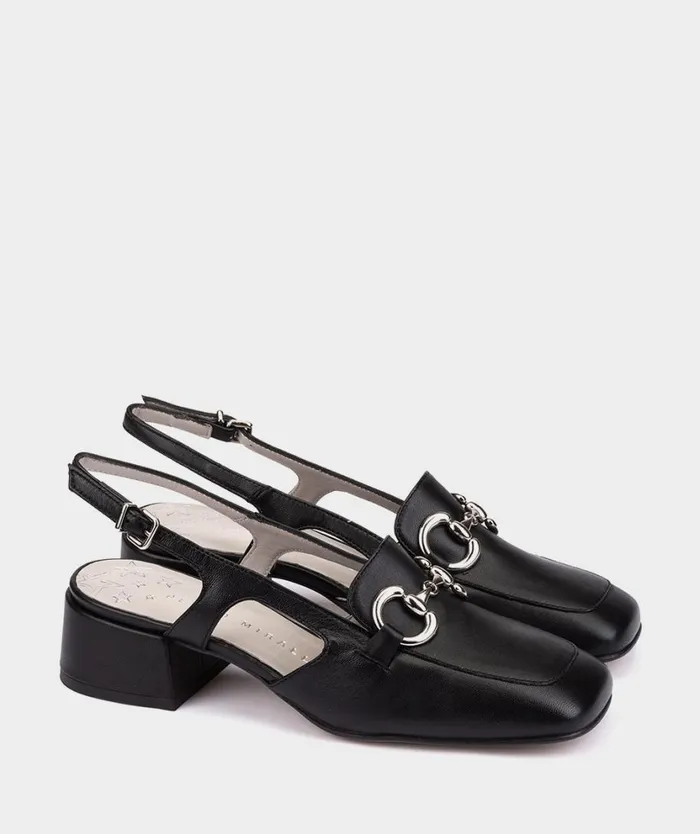 Pedro Miralles Pumps LOIRA Natur Negro 8211 Woman Pedro Miralles Pumps LOIRA Natur Negro 8211 Woman