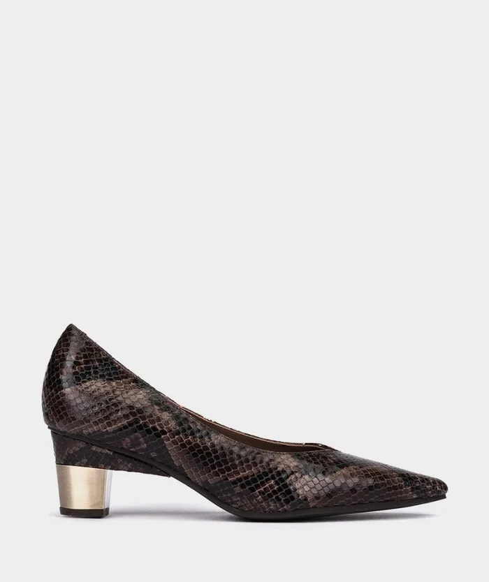 Pedro Miralles Pumps ROSINI Pyton Brown 8211 Woman
