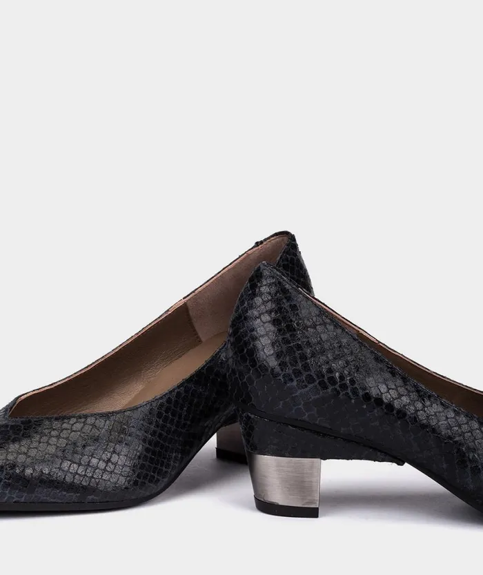 Pedro Miralles Pumps ROSINI Pyton Notte 8211 Woman Pedro Miralles Pumps ROSINI Pyton Notte 8211 Woman