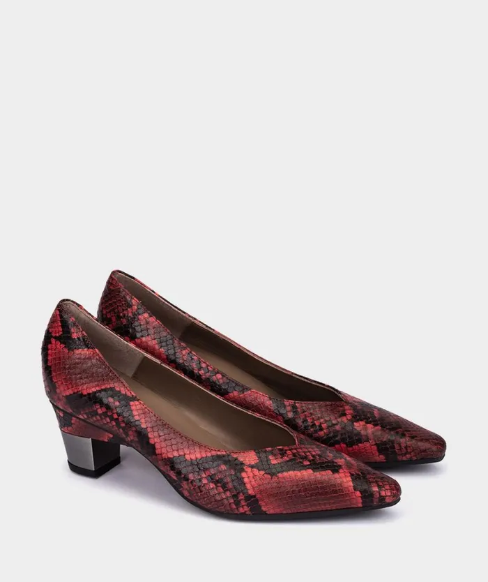 Pedro Miralles Pumps ROSINI Pyton Ruby 8211 Woman Pedro Miralles Pumps ROSINI Pyton Ruby 8211 Woman