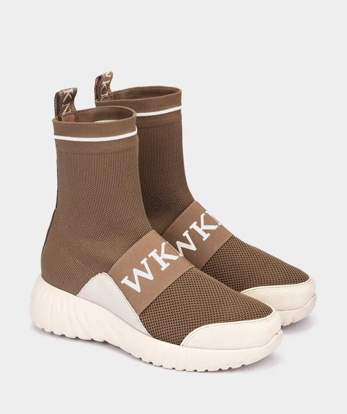 Pedro Miralles Sneakers CAZENAC Sock Camel 8211 Woman Pedro Miralles Sneakers CAZENAC Sock Camel 8211 Woman