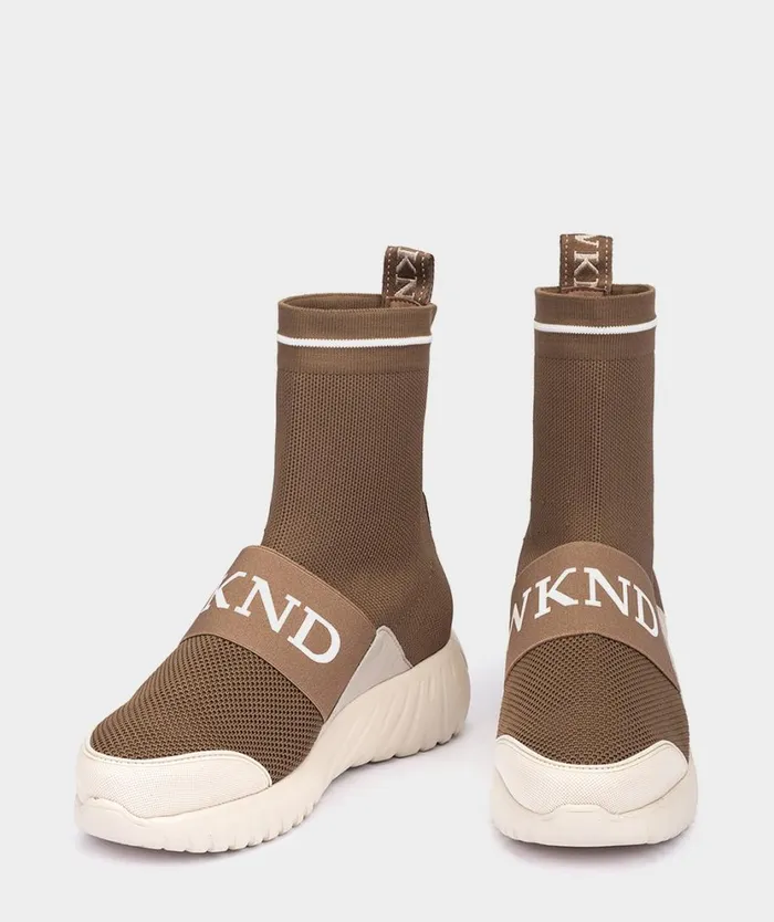 Pedro Miralles Sneakers CAZENAC Sock Camel 8211 Woman Pedro Miralles Sneakers CAZENAC Sock Camel 8211 Woman