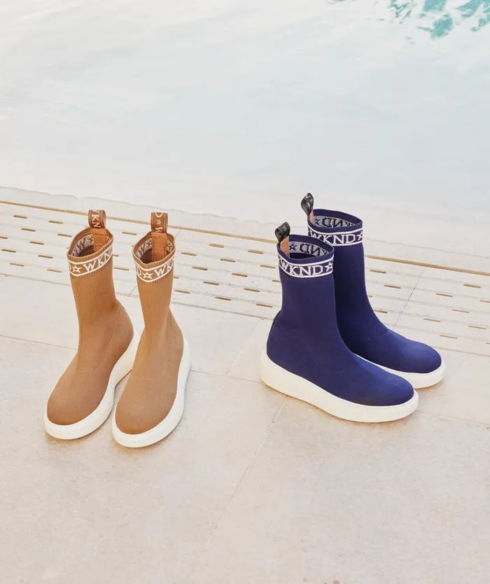 Pedro Miralles Sneakers DINANT Sock Camel 8211 Woman