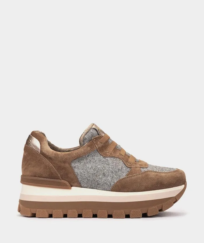 Pedro Miralles Sneakers GORDES Velour Birra 8211 Woman