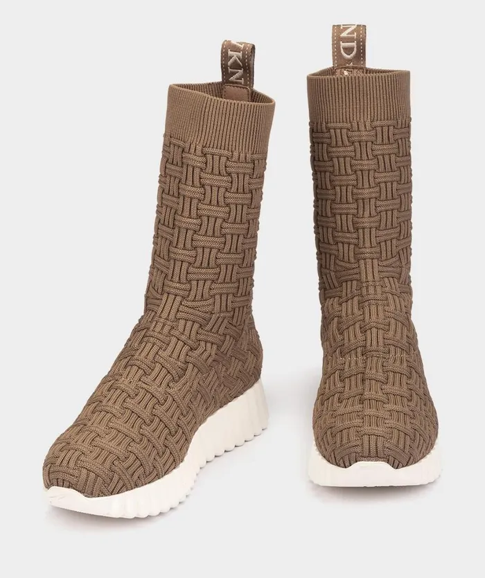 Pedro Miralles Sneakers NIGATA Sock Trenza Camel 8211 Woman Pedro Miralles Sneakers NIGATA Sock Trenza Camel 8211 Woman