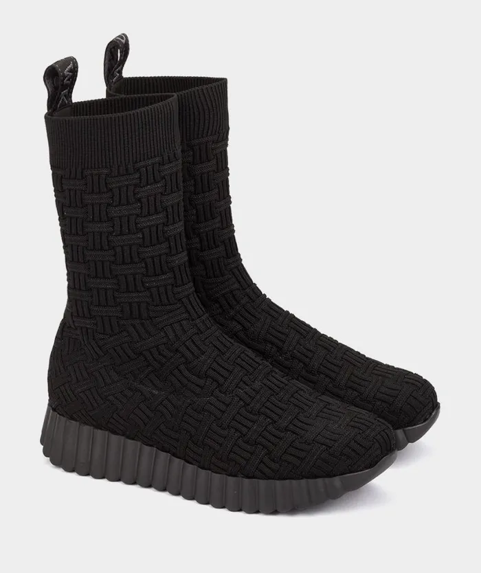 Pedro Miralles Sneakers NIGATA Sock Trenza Negro 8211 Woman Pedro Miralles Sneakers NIGATA Sock Trenza Negro 8211 Woman