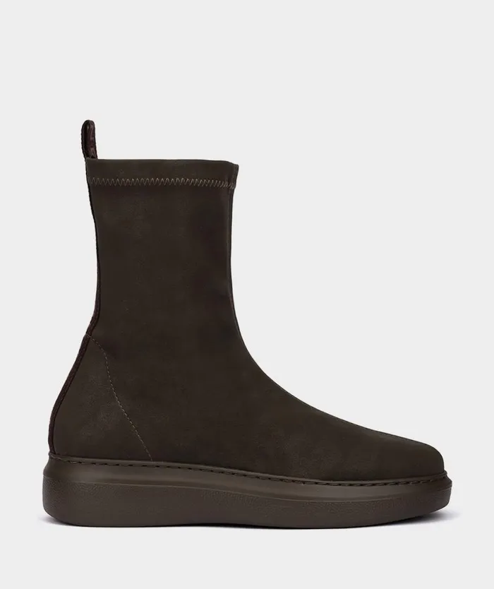 Pedro Miralles Sneakers VALONIA Nobuck Strech Oliva 8211 Woman