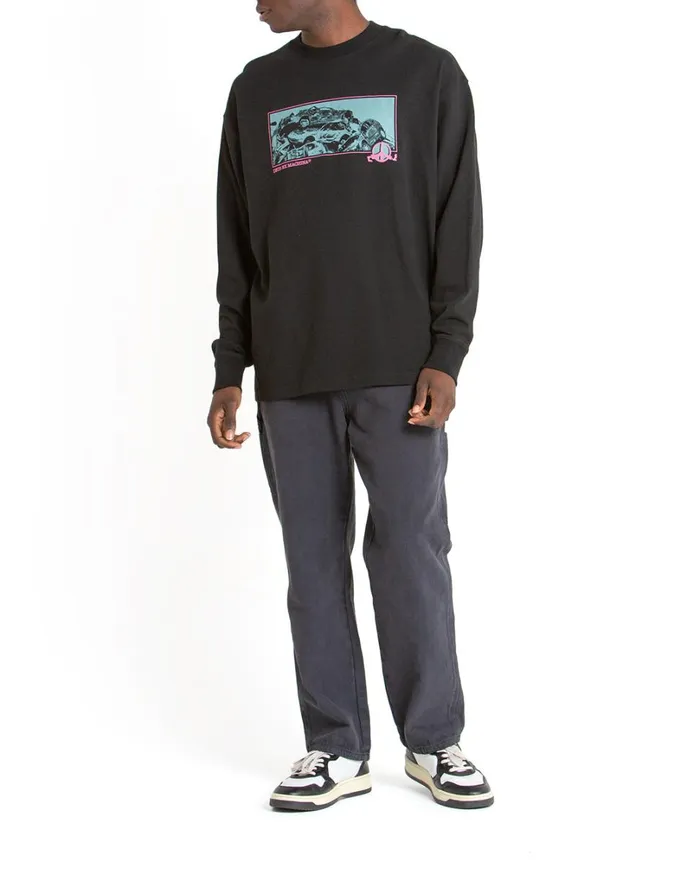 Piece Of Scrap Long Sleeve Tee 8211 Black Men Deus Ex Machina Tees Piece Of Scrap Long Sleeve Tee 8211 Black Men Deus Ex Machina Tees