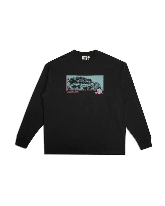 Piece Of Scrap Long Sleeve Tee 8211 Black Men Deus Ex Machina Tees Piece Of Scrap Long Sleeve Tee 8211 Black Men Deus Ex Machina Tees