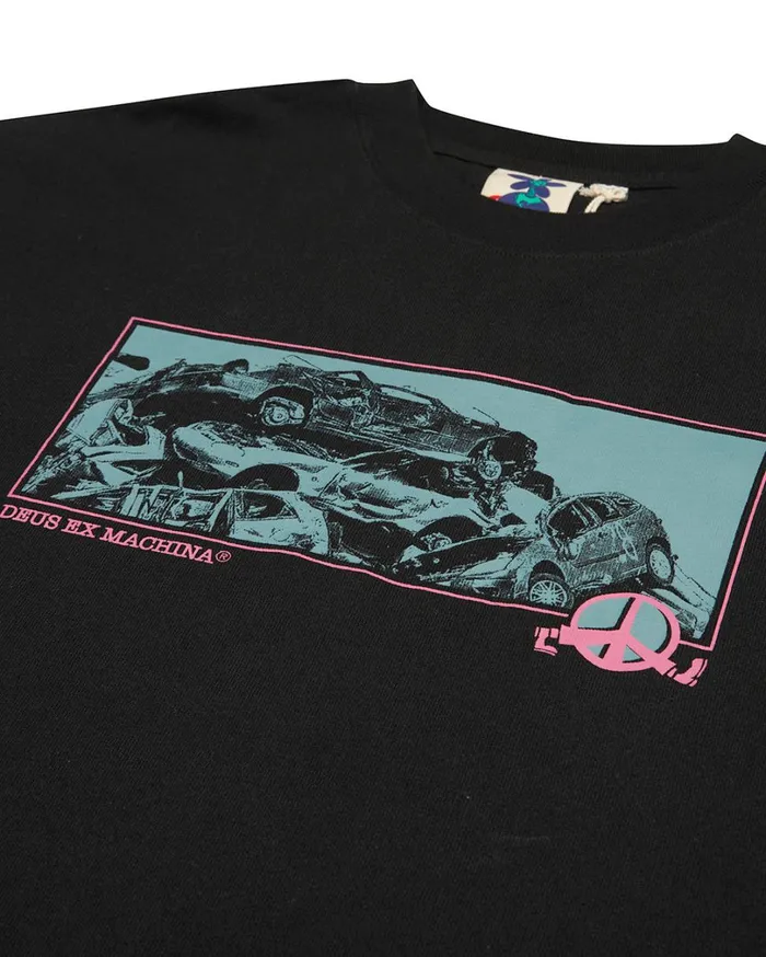 Piece Of Scrap Long Sleeve Tee 8211 Black Men Deus Ex Machina Tees Piece Of Scrap Long Sleeve Tee 8211 Black Men Deus Ex Machina Tees